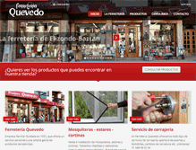 Tablet Screenshot of ferreteriaquevedo.com